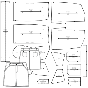 Jean 2024 skirt pattern